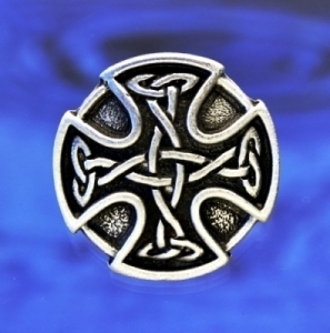 Celtic Cross Trinity Knot Pewter Buttons | Celtic Buttons | Medieval ...