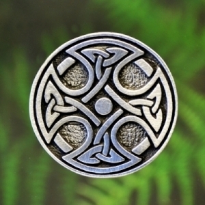 Celtic Cross Trinity Knot Pewter Brooch | Celtic Jewelry | Medieval ...