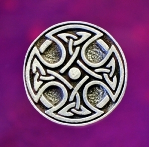 Celtic Cross Trinity Knot Pewter Buttons | Celtic Buttons | Medieval ...