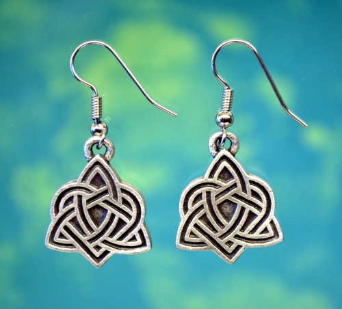 Celtic love knot on sale earrings