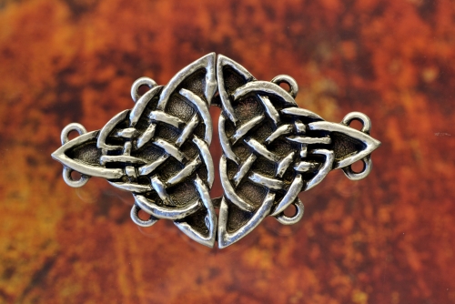 Triangular Celtic Knot Cloak Clasp | Celtic Jewelry | Irish Jewelry ...