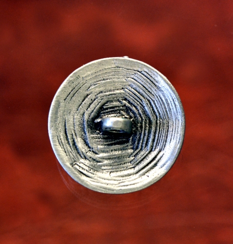 Silversmith Button in fine pewter by Treasure Cast